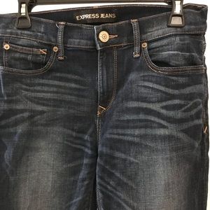 Skinny midrise Express denim